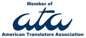 Certified By The American Translators Association
