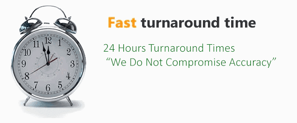 Fast Turnaround times