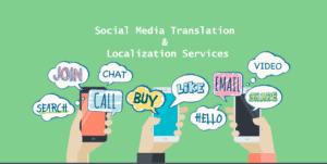 Social media translation services 